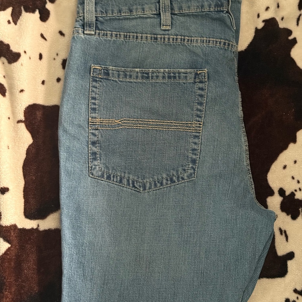 Men's Slim Straight Light Blue Jeans